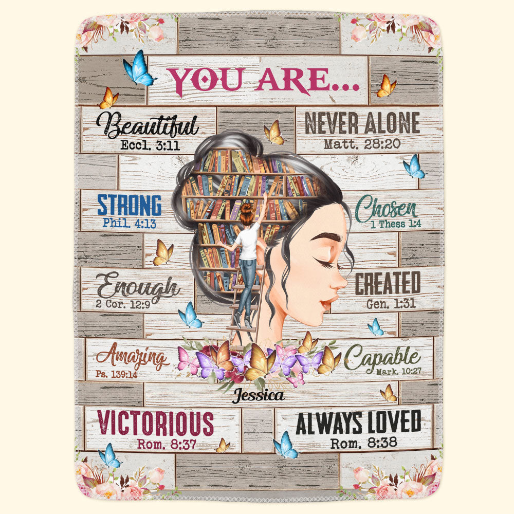 Beautiful Victorious Chosen - Personalized Blanket