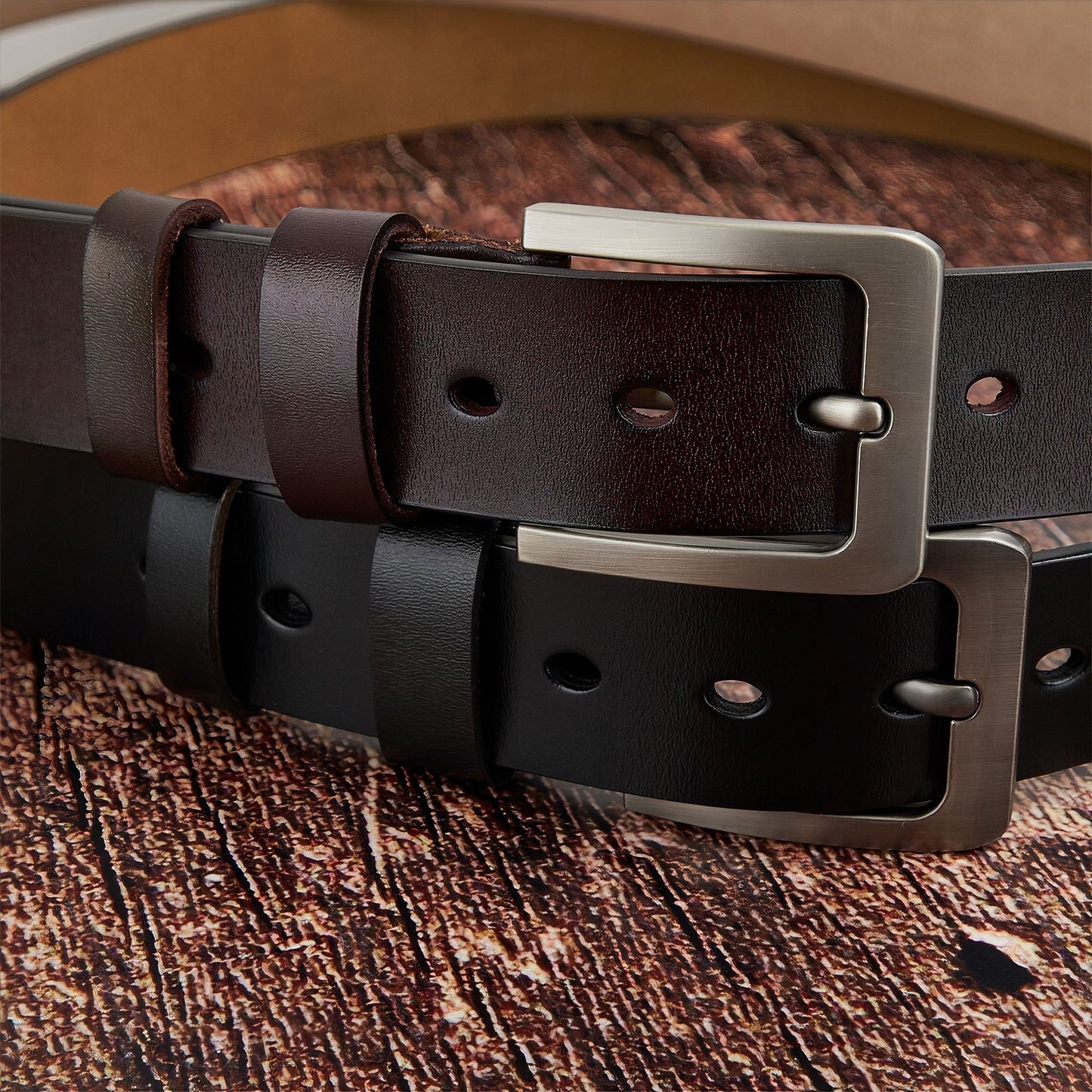 Belt Reminder We Love You For Dad - Personalized Engraved Leather Belt - Gift For Dad