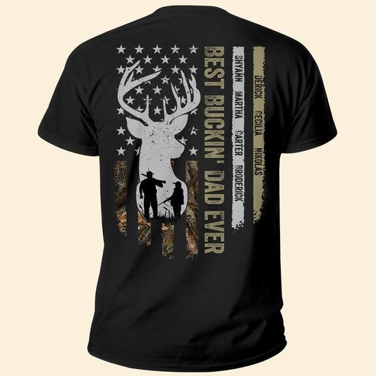 Best Buckin' Dad Ever - Personalized Shirt