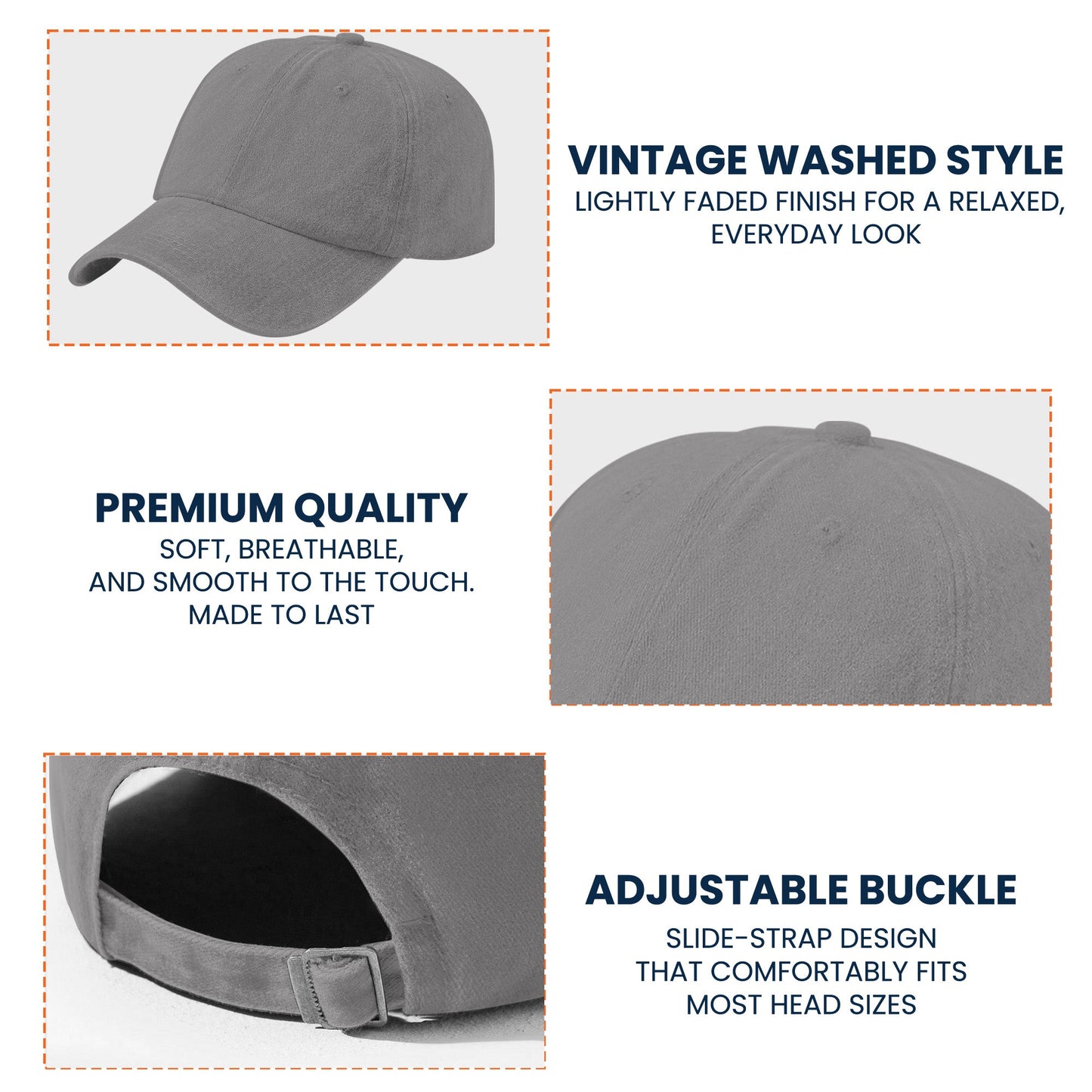 Best Buckin' Dad Ever - Customized With Kids' Names - Personalized Distressed Denim Cap