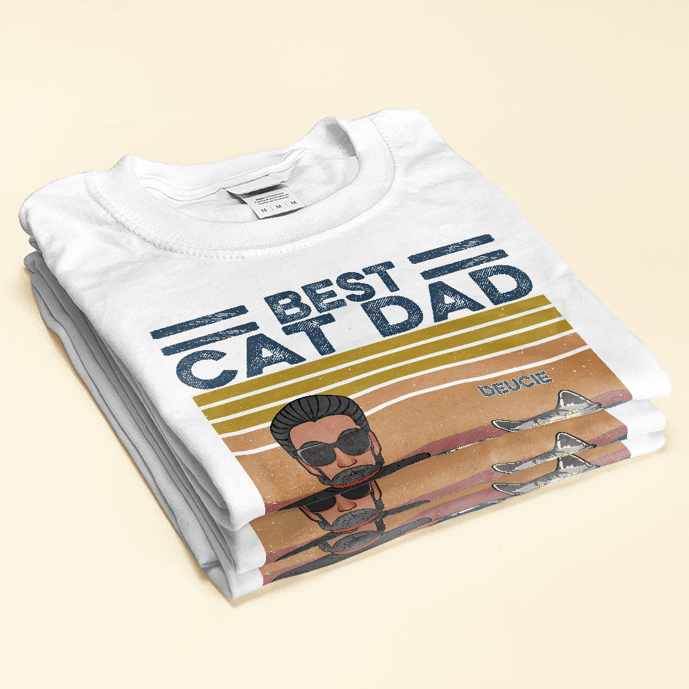 Best Cat Dad, Mom Ever - Personalized Shirt