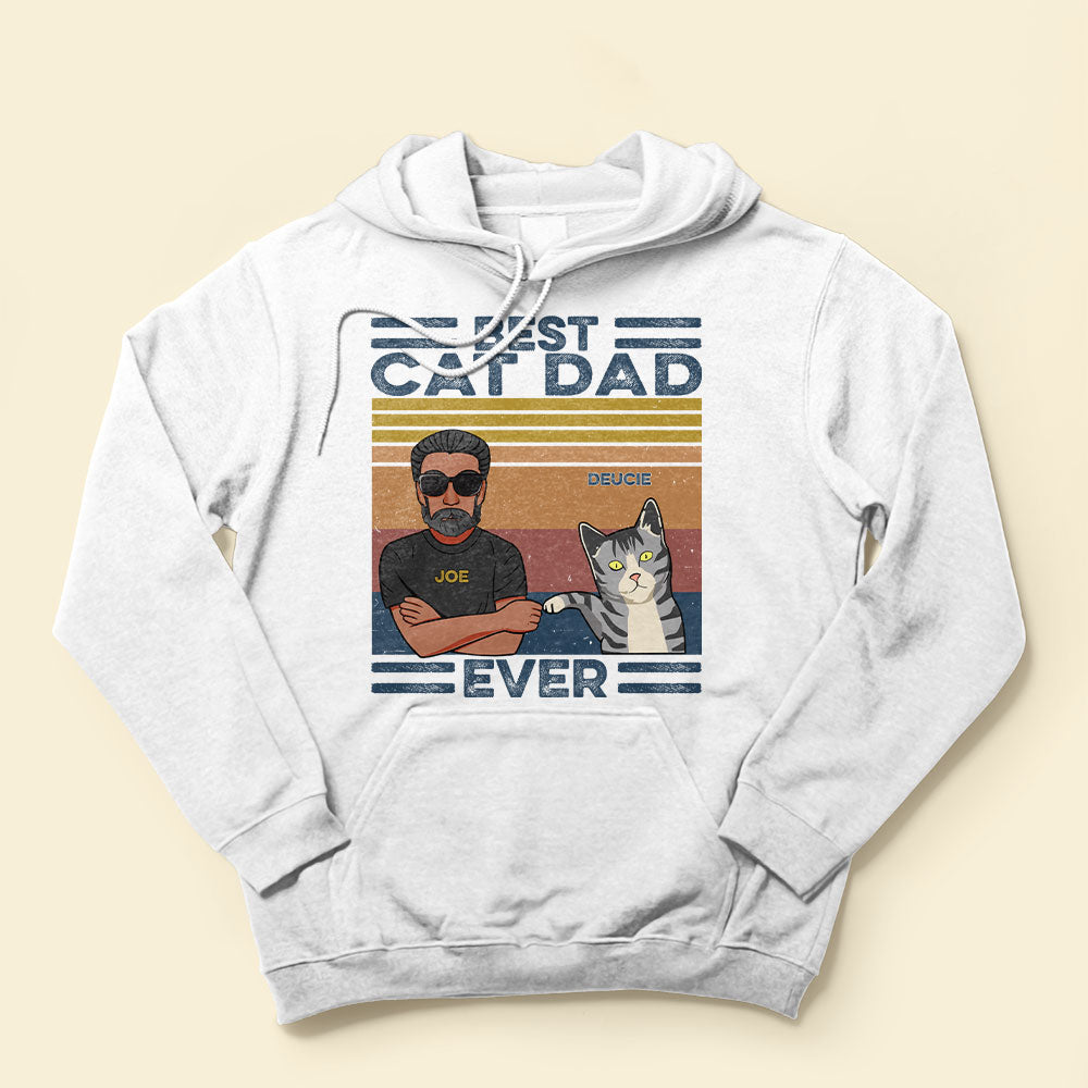 Best Cat Dad, Mom Ever - Personalized Shirt