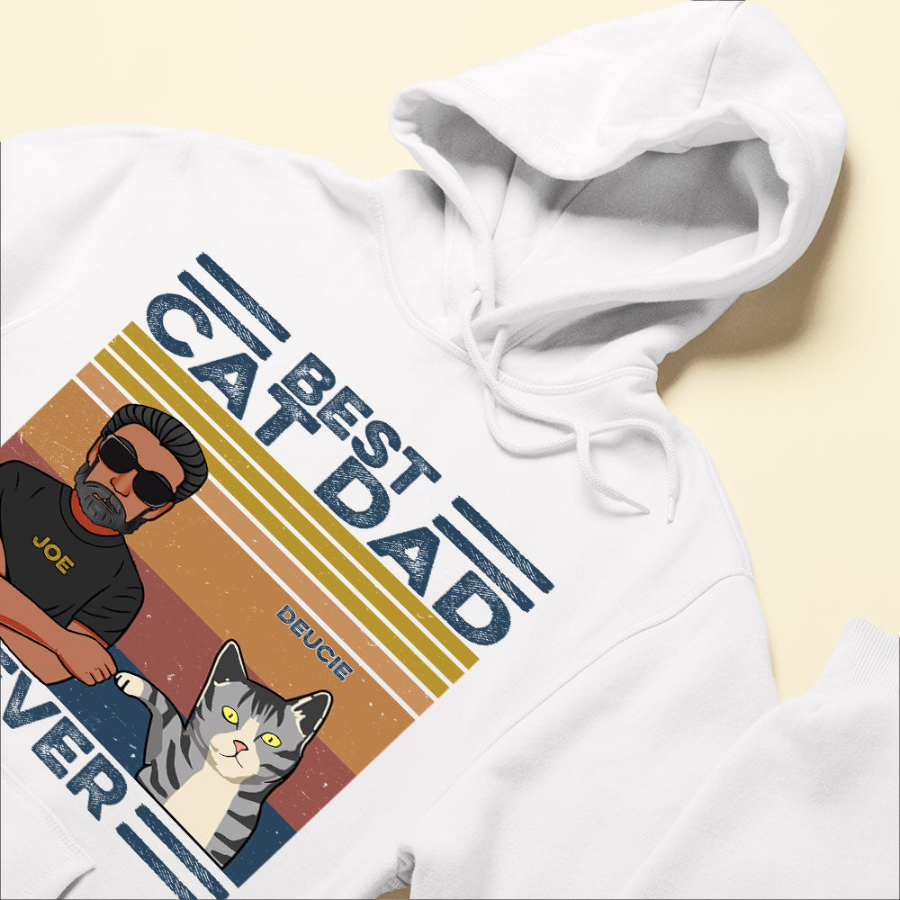 Best Cat Dad, Mom Ever - Personalized Shirt