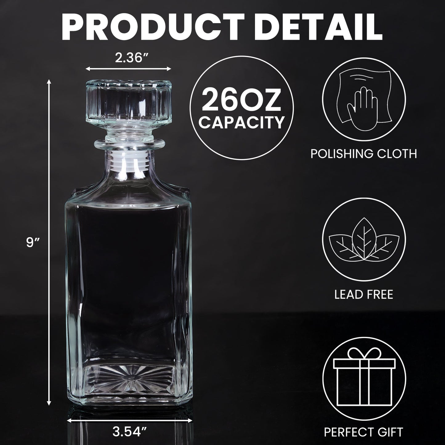 Best Dad Ever - Father's Day Gifts For Dad, Papa, Step-Dad - Custom Decanter