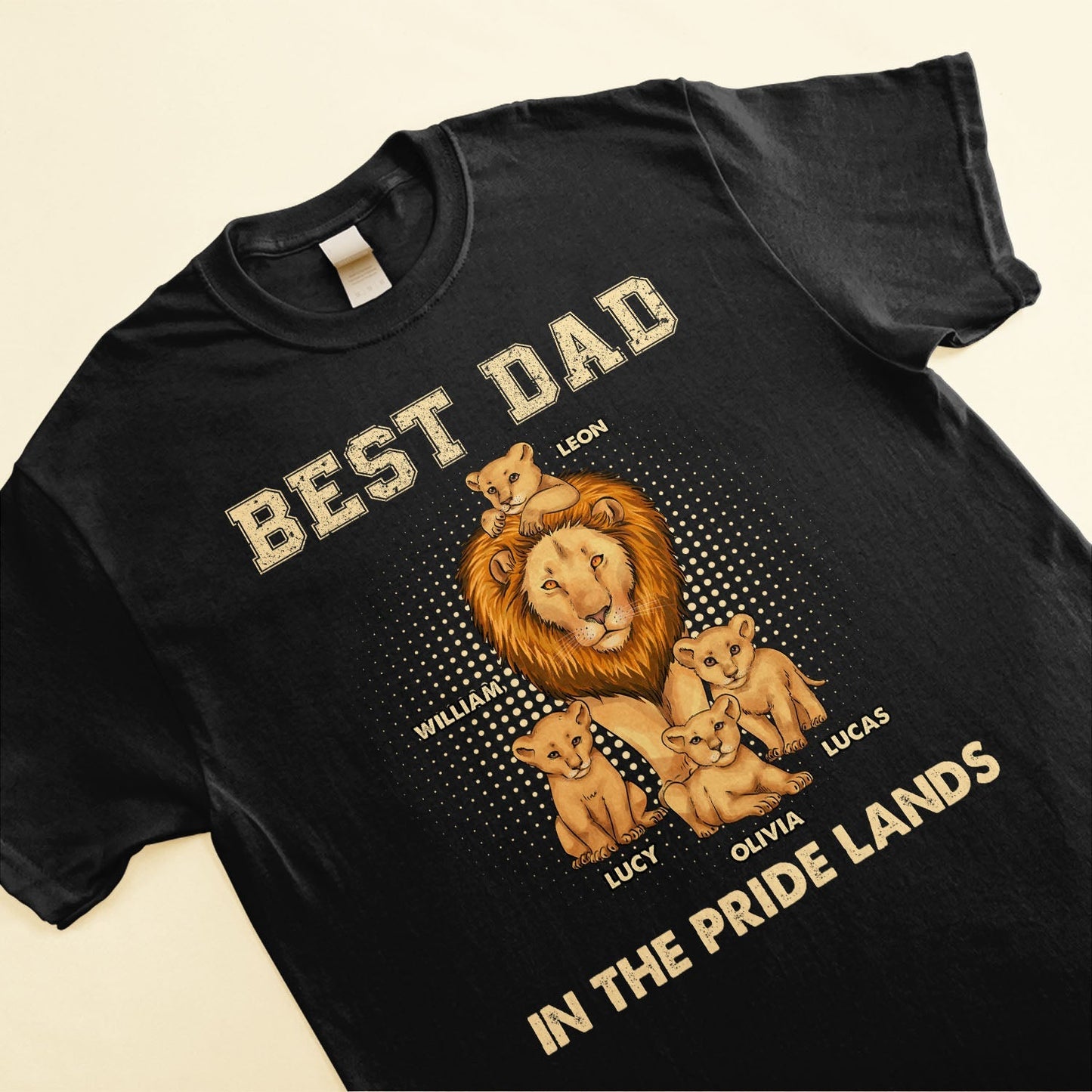 Best Dad In The Pride Lands - Personalized Shirt
