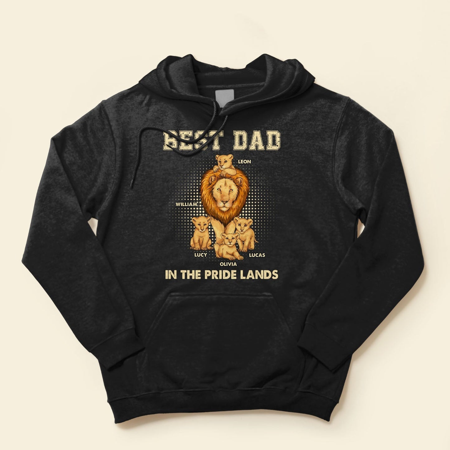 Best Dad In The Pride Lands - Personalized Shirt