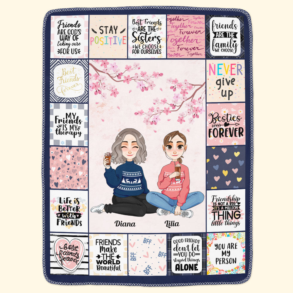 Best Friend Forever - Personalized Blanket