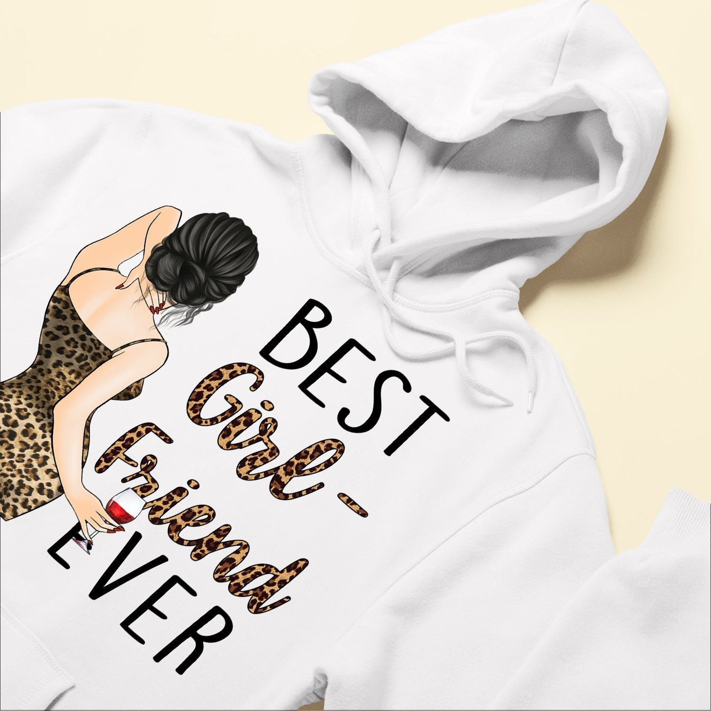 Best Girlfriend Ever - Personalized Shirt - Birthday, Anniversary, Valentine's Gift For Girlfriend, Lover, Honey - Sexy Woman
