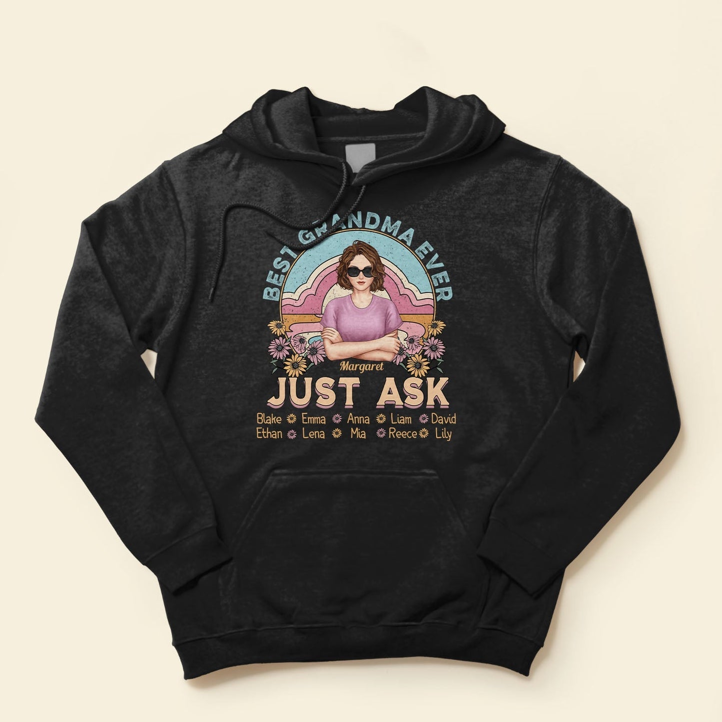 Best Grandma Ever Ever Ever - Personalized Shirt - Funny Gift Birthday Gift For Grandma, Nana, Mom - Gift From Daughters, Sons, Husband For Wife