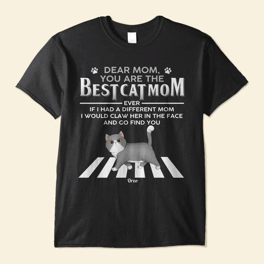 Best Cat Mom Cat Dad - Personalized Shirt