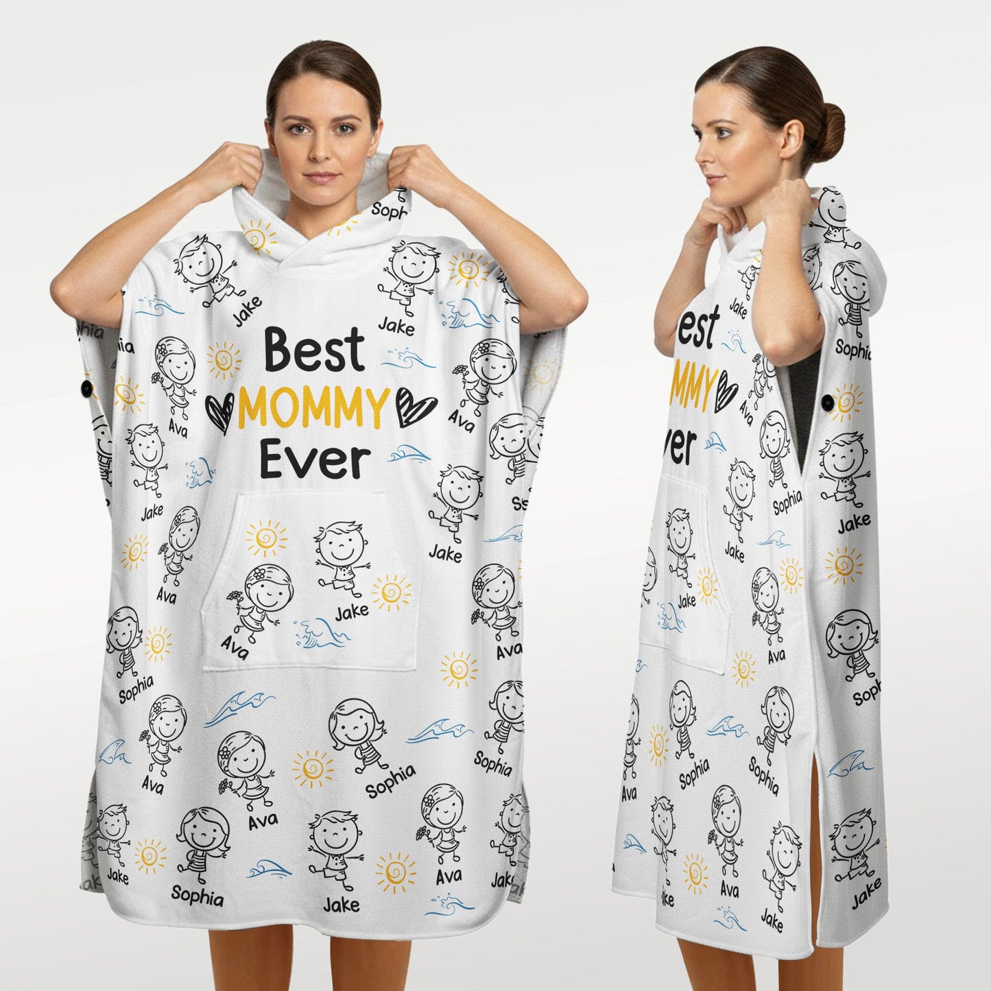 Best Dad Ever - Personalized Beach Towel