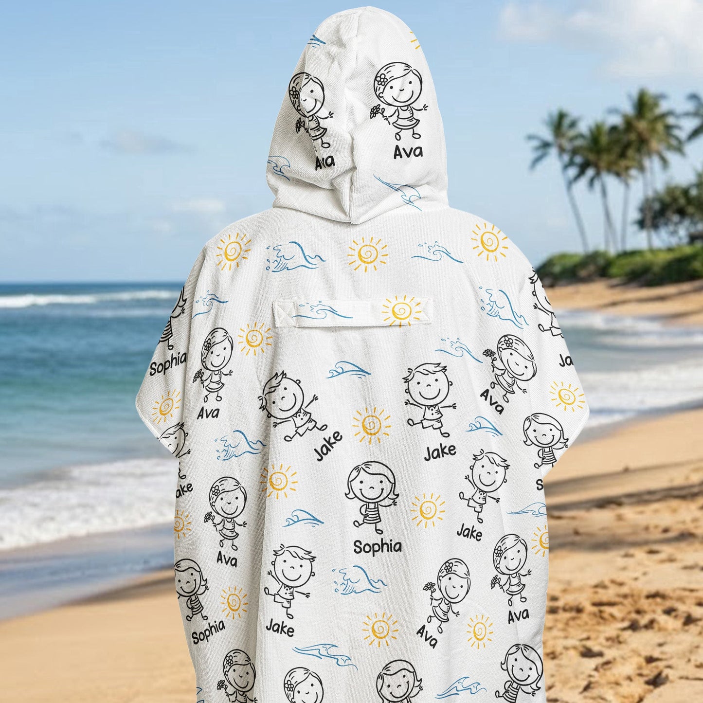 Best Dad Ever - Personalized Beach Towel