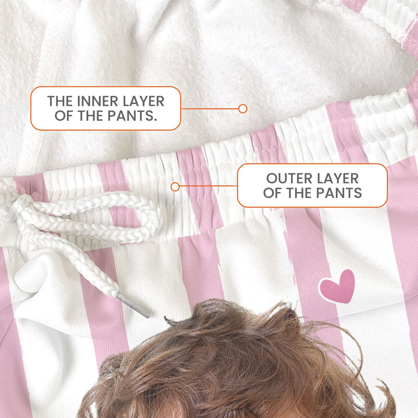 Best Mom Ever Striped Pattern - Personalized Photo Sweatpants, Lounge Pants With Pockets