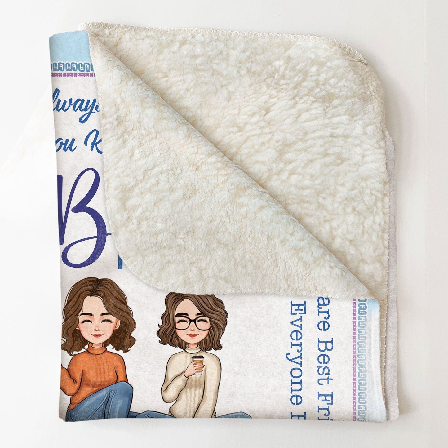 Besties Forever - Personalized Friend Blanket