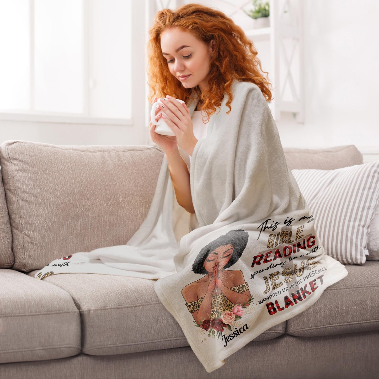 Bible Reading Blanket - Personalized Blanket