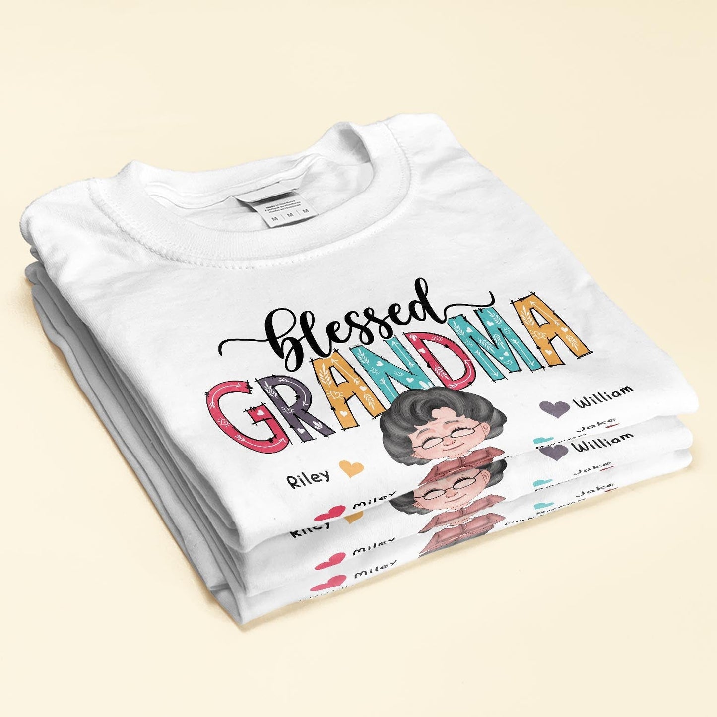 Blessed Grandma  - Personalized Shirt - Birthday, Mother's DayGift For Mom, Mother, Grandma, Nana, Mimi