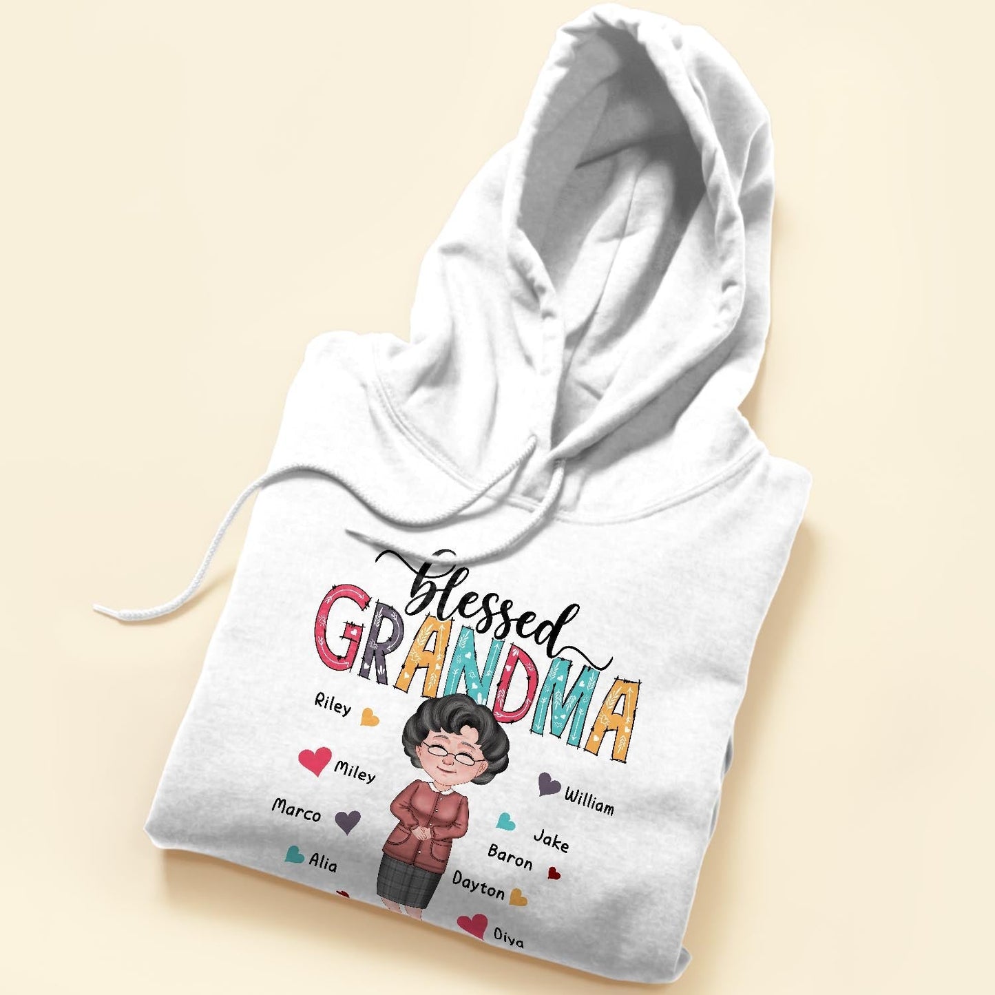 Blessed Grandma  - Personalized Shirt - Birthday, Mother's DayGift For Mom, Mother, Grandma, Nana, Mimi