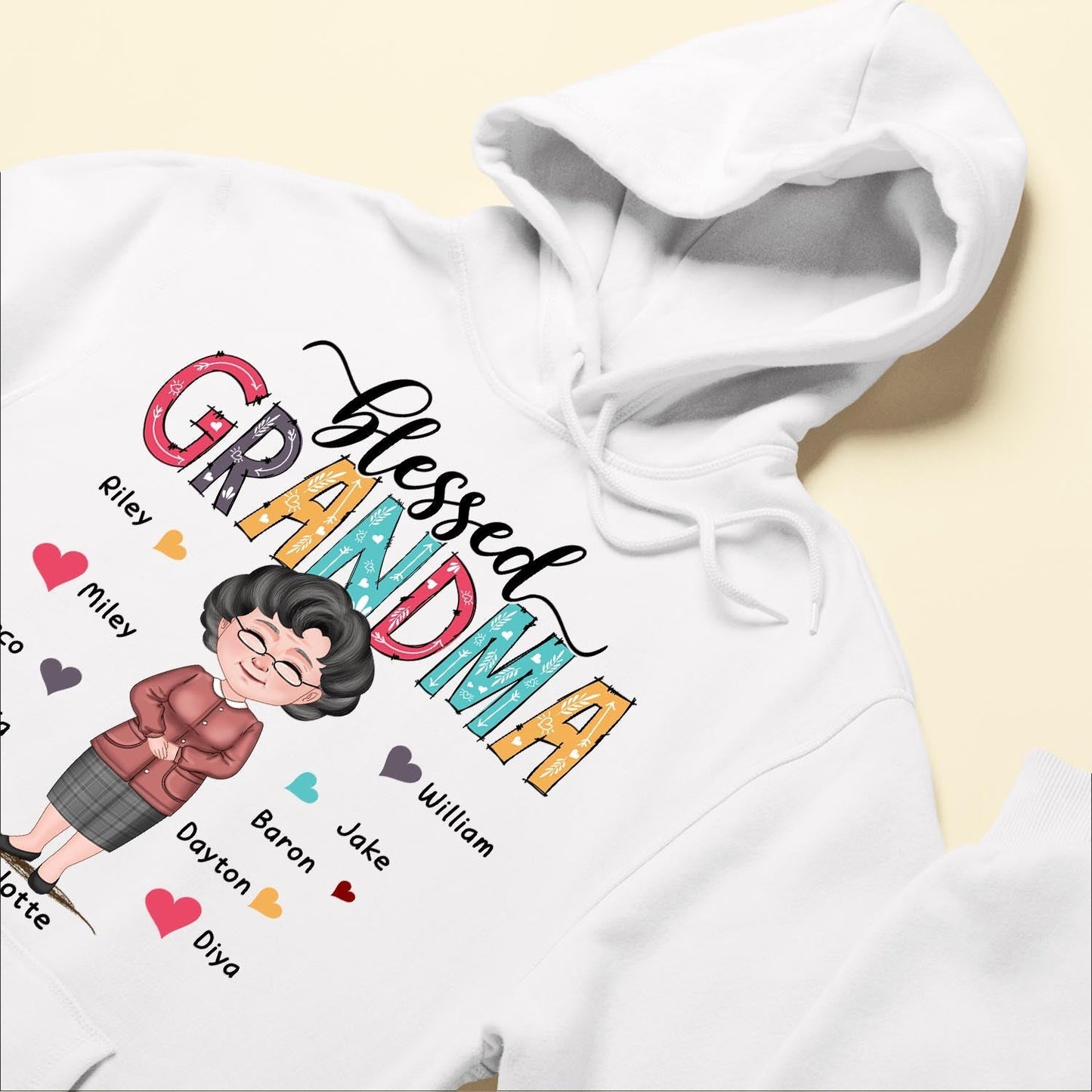 Blessed Grandma  - Personalized Shirt - Birthday, Mother's DayGift For Mom, Mother, Grandma, Nana, Mimi