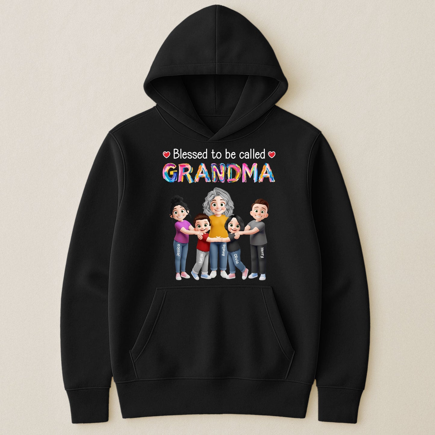Blessed To Be Called Grandma - Personalized Shirt