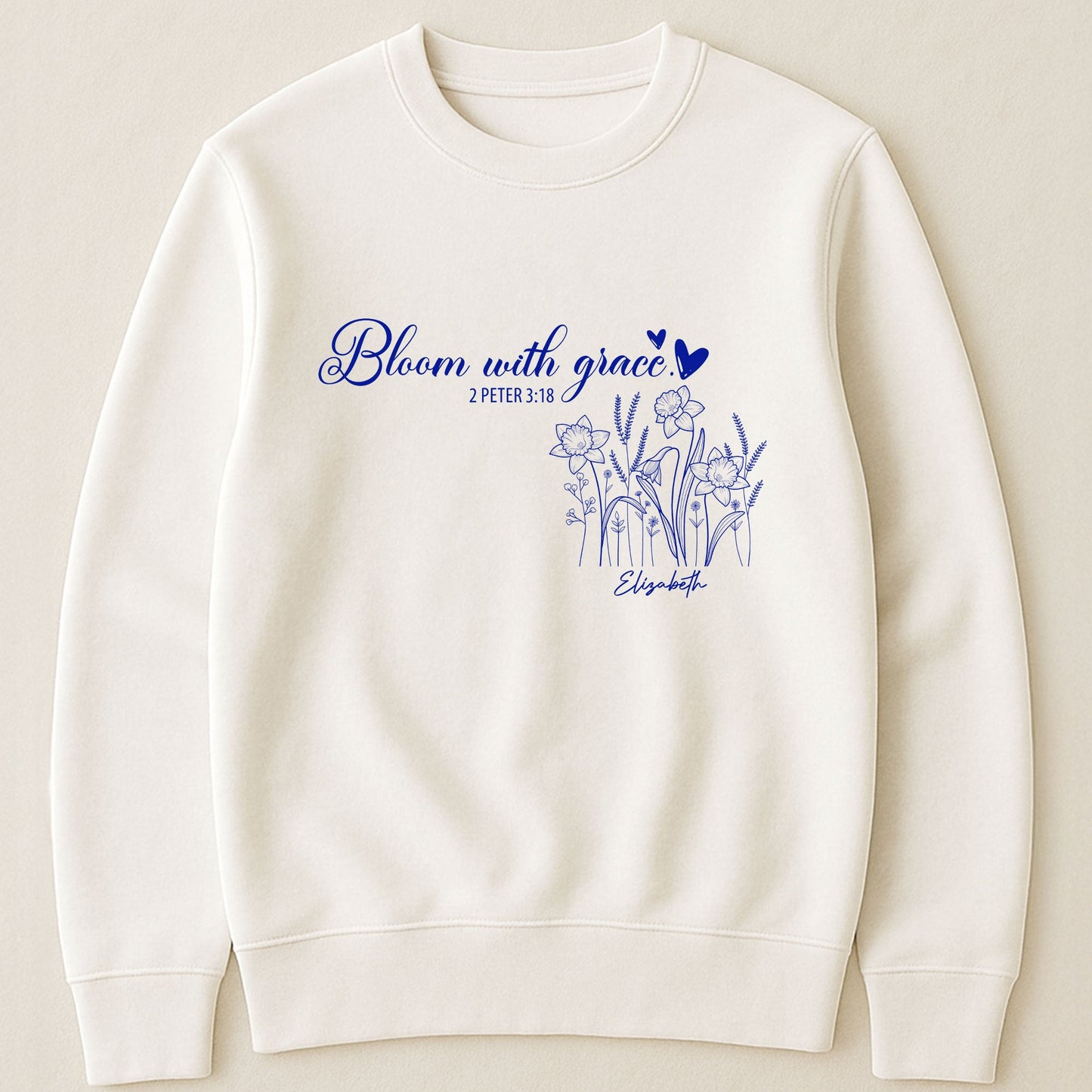 Bloom With Grace - Personalized Shirt
