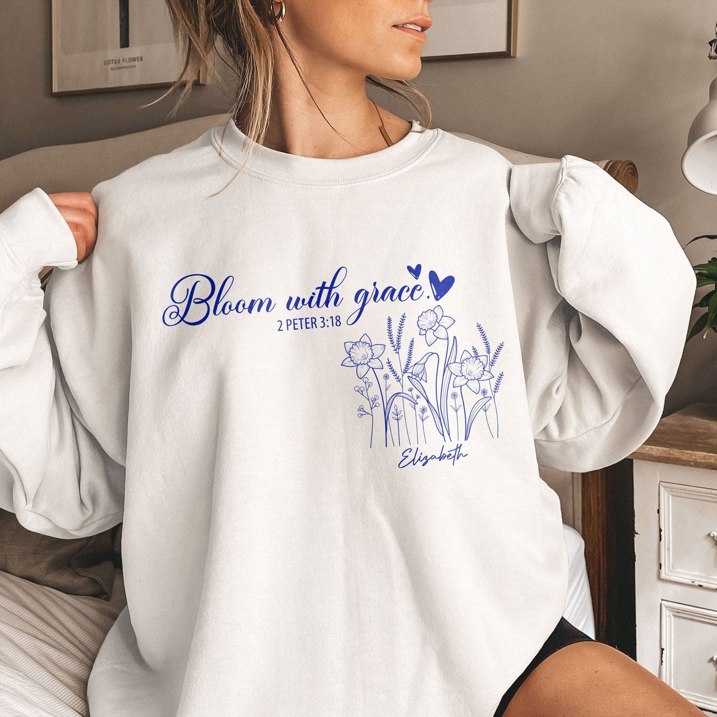 Bloom With Grace - Personalized Shirt