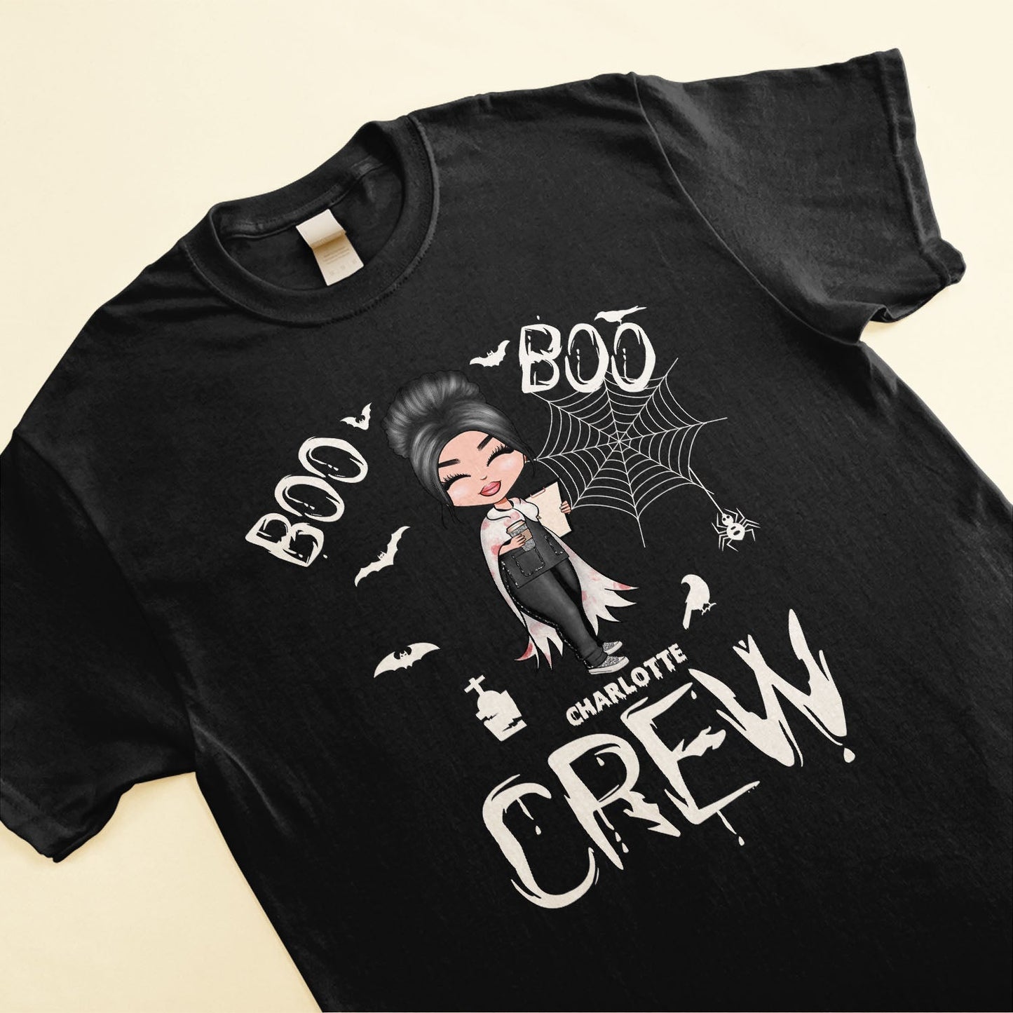 Boo Boo Crew - Personalized Shirt - Halloween  Gift For Doctor & Nurse - Cartoon Nurse