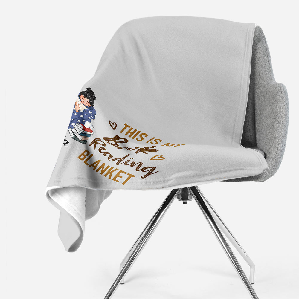 Book Reading Blanket  - Personalized Blanket