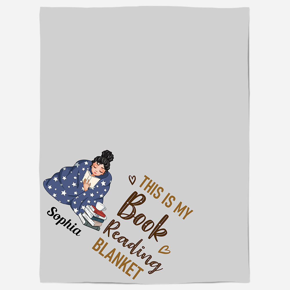Book Reading Blanket  - Personalized Blanket