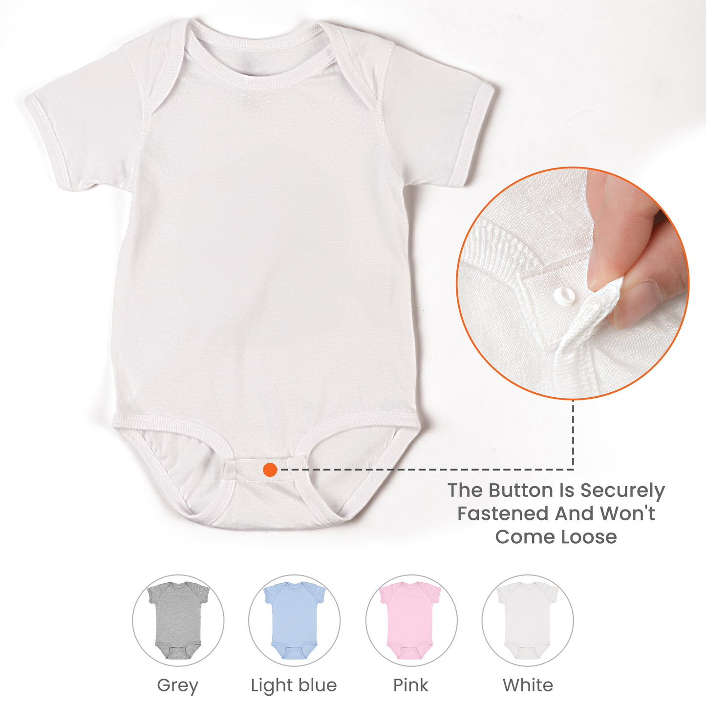 Born To Play Golf Like My Daddy - Personalized Baby Bodysuit