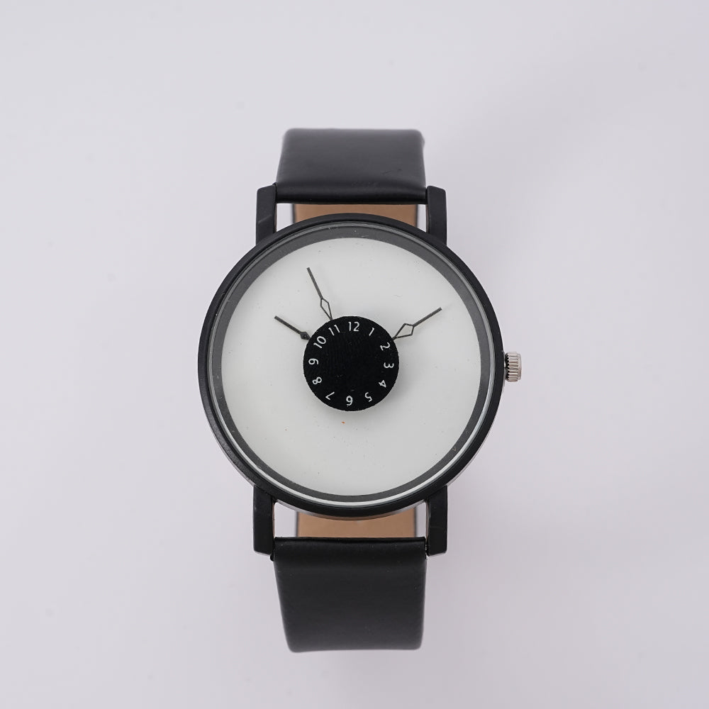 UIONEN Minimalist Creative Dial Leather Watches for Daily Wear & Office Commute