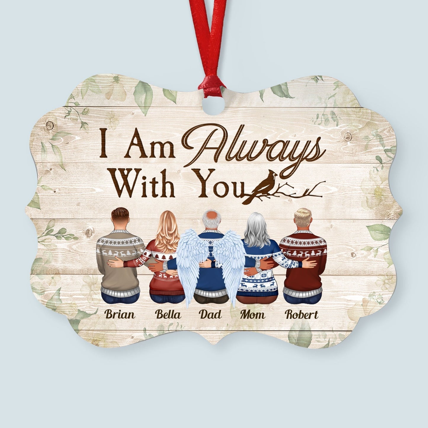 Because Someone We Love Is In Heaven - Personalized Memorial Ornament