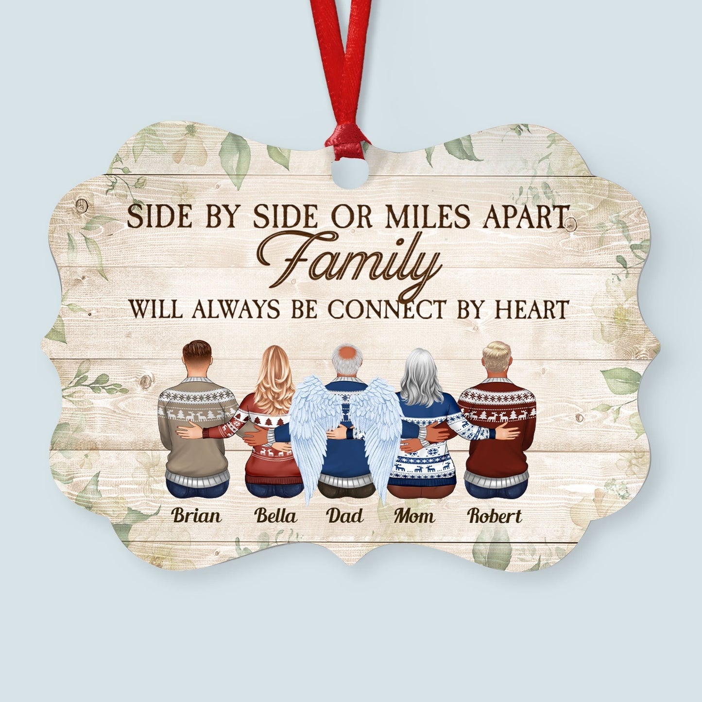 Because Someone We Love Is In Heaven - Personalized Memorial Ornament