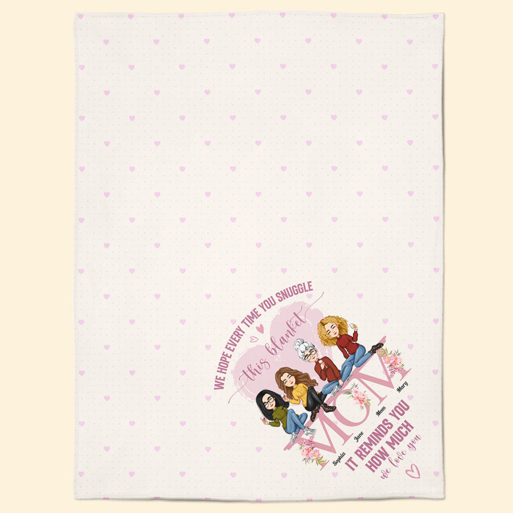 Blanket Reminds You How Much We Love You - Personalized Blanket