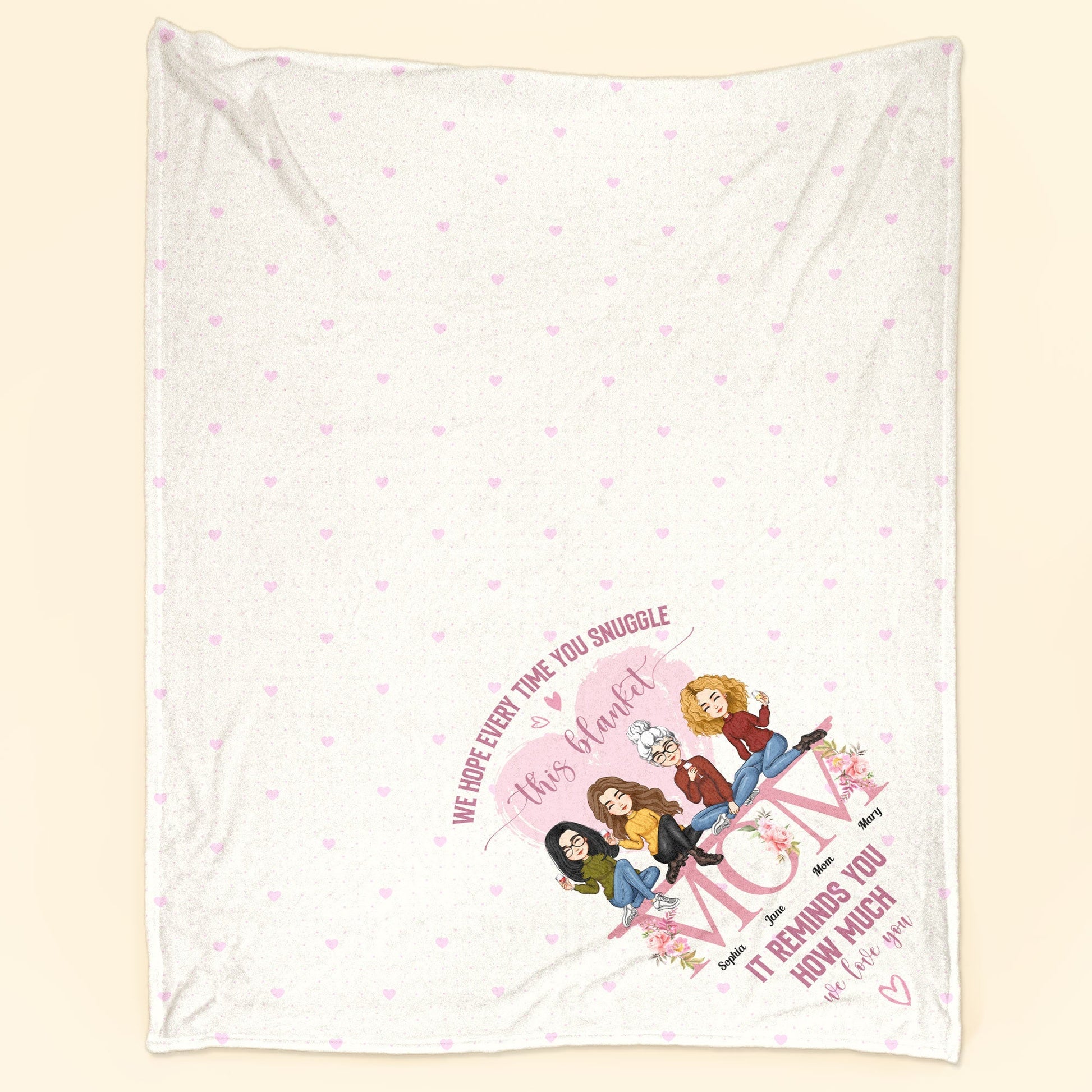 Blanket Reminds You How Much We Love You - Personalized Blanket
