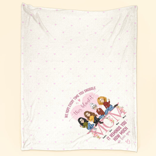 Blanket Reminds You How Much We Love You - Personalized Blanket