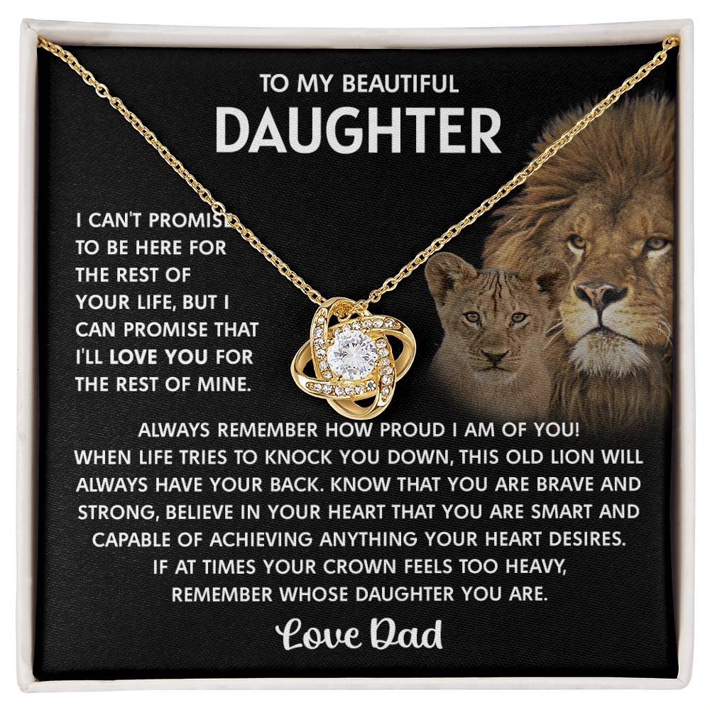 To my Daughter - I believe in you - Gold