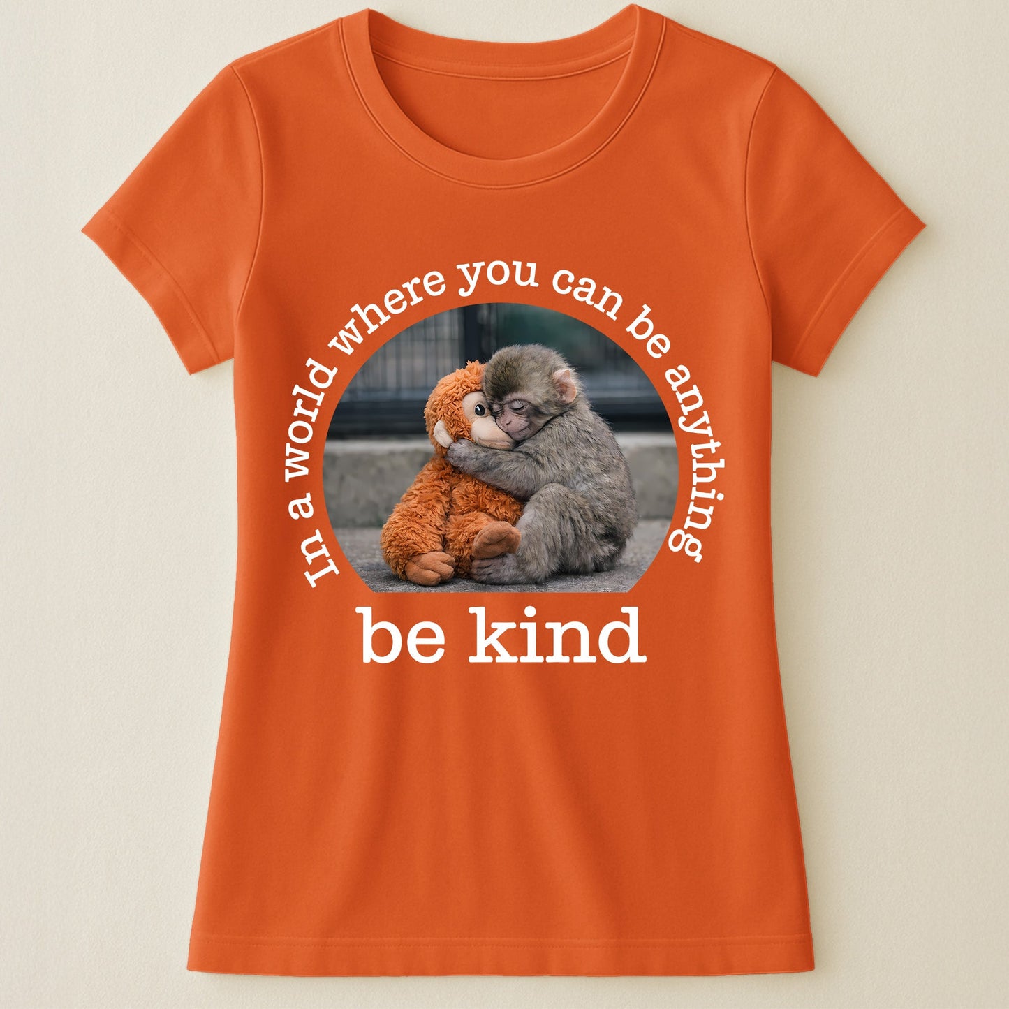 Baby Punch Monkey - Be Kind, Punch The Abandoned Baby Monkey Gift For Animal Lover - Shirt