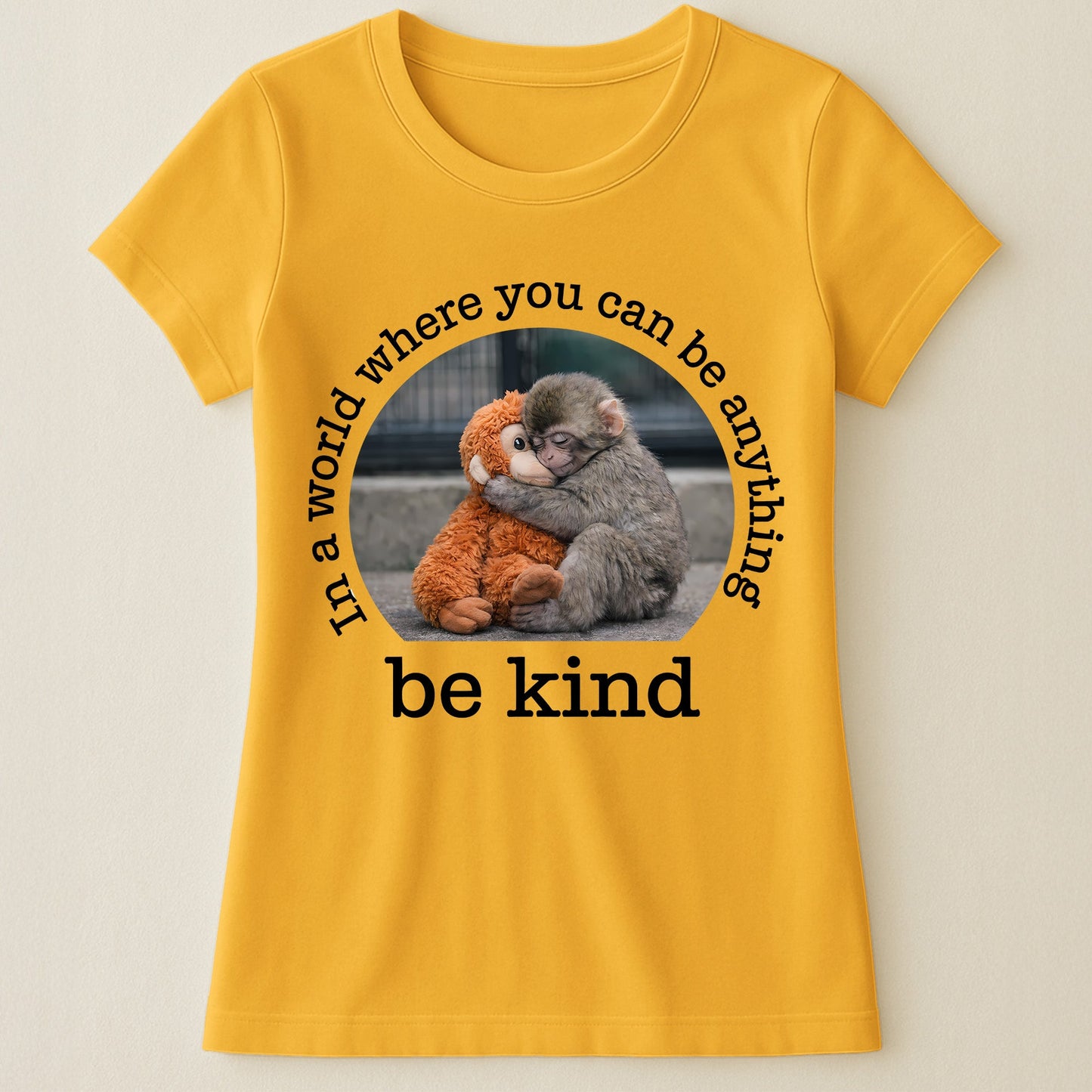 Baby Punch Monkey - Be Kind, Punch The Abandoned Baby Monkey Gift For Animal Lover - Shirt