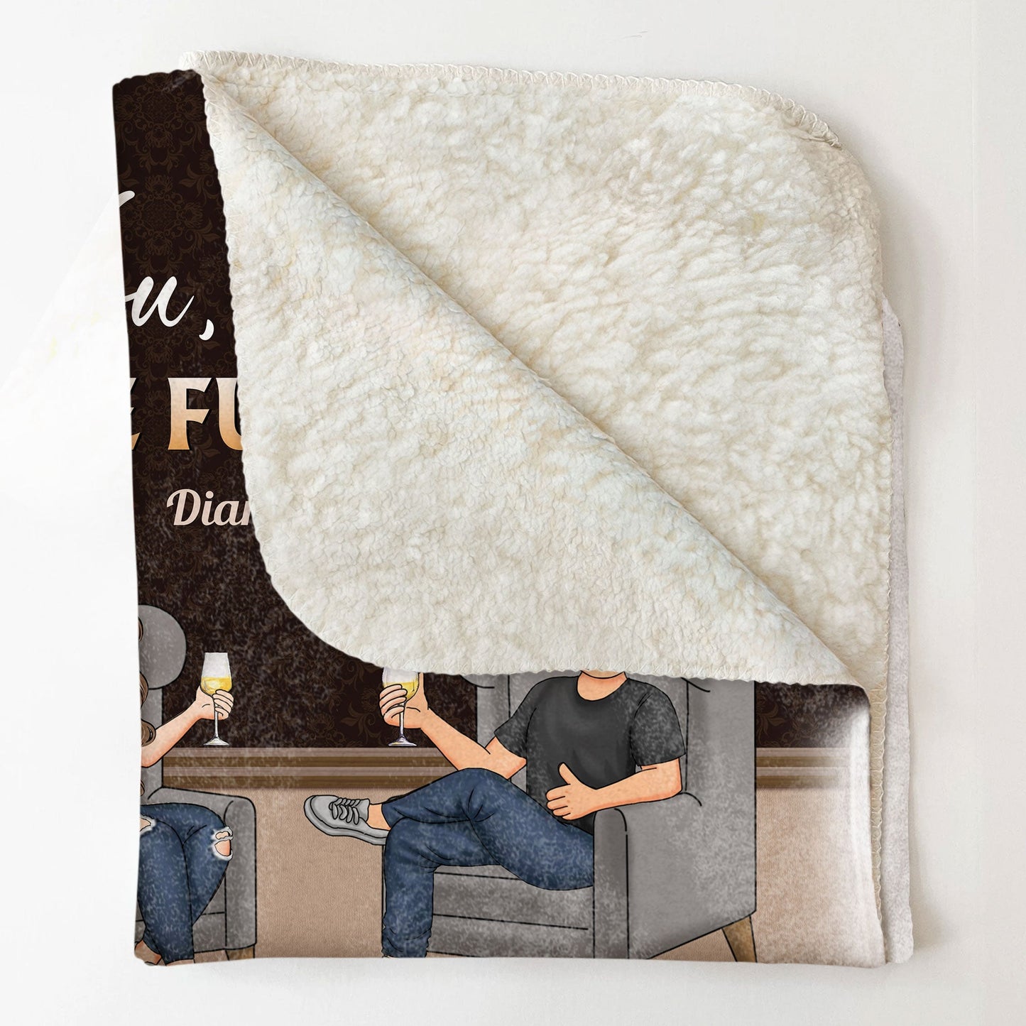 You Me Our Fur Babies - Personalized Blanket- Home Decor Anniversary Gifts For Husband, Wife, Couple