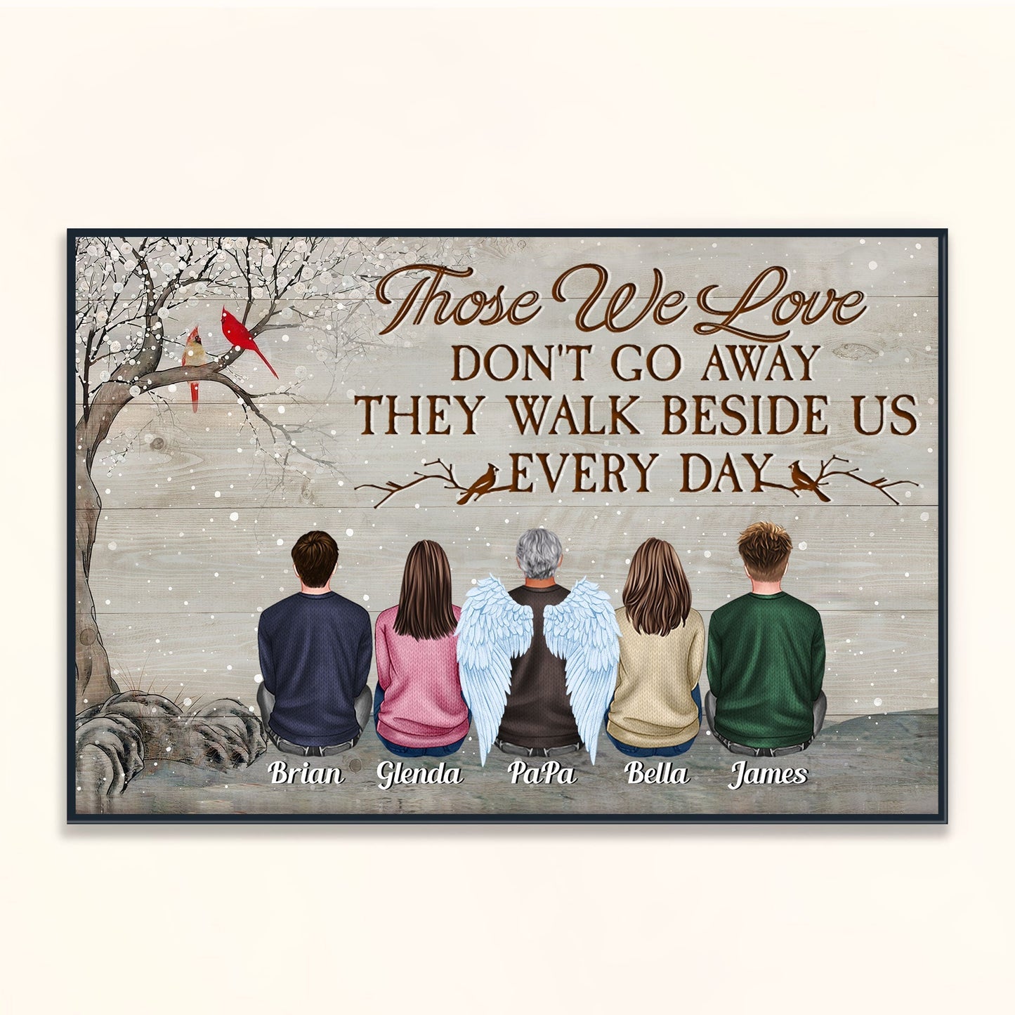 You Were One Of A Kind - Personalized Poster - Christmas Gift Memorial Poster For Family, Remembrance - Family Sitting