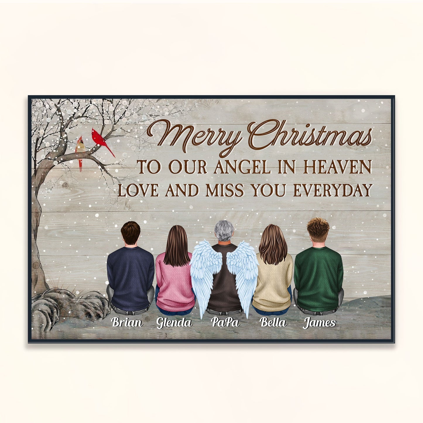 You Were One Of A Kind - Personalized Poster - Christmas Gift Memorial Poster For Family, Remembrance - Family Sitting