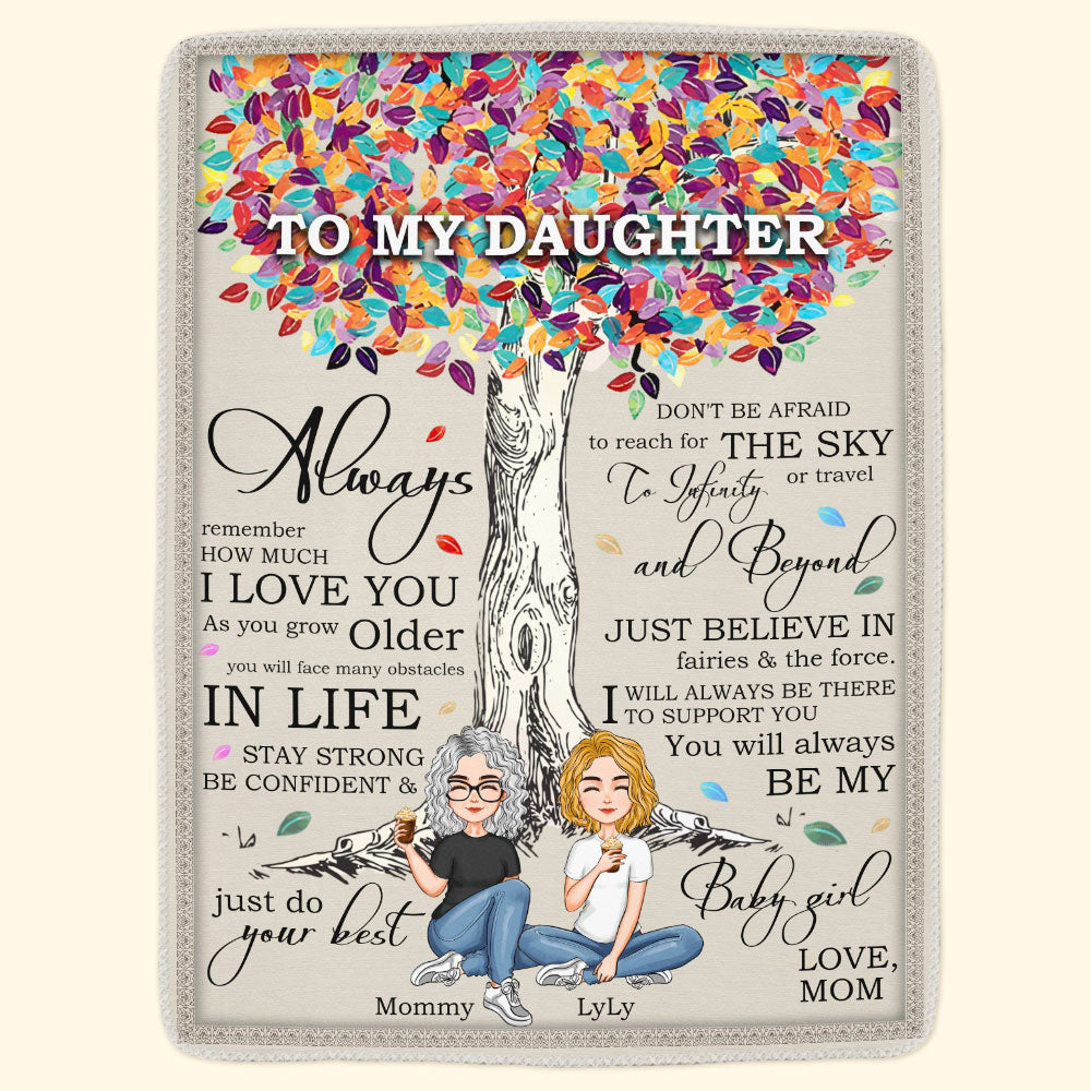 You Will Always Be My Baby Girl - Personalized Daughter Blanket