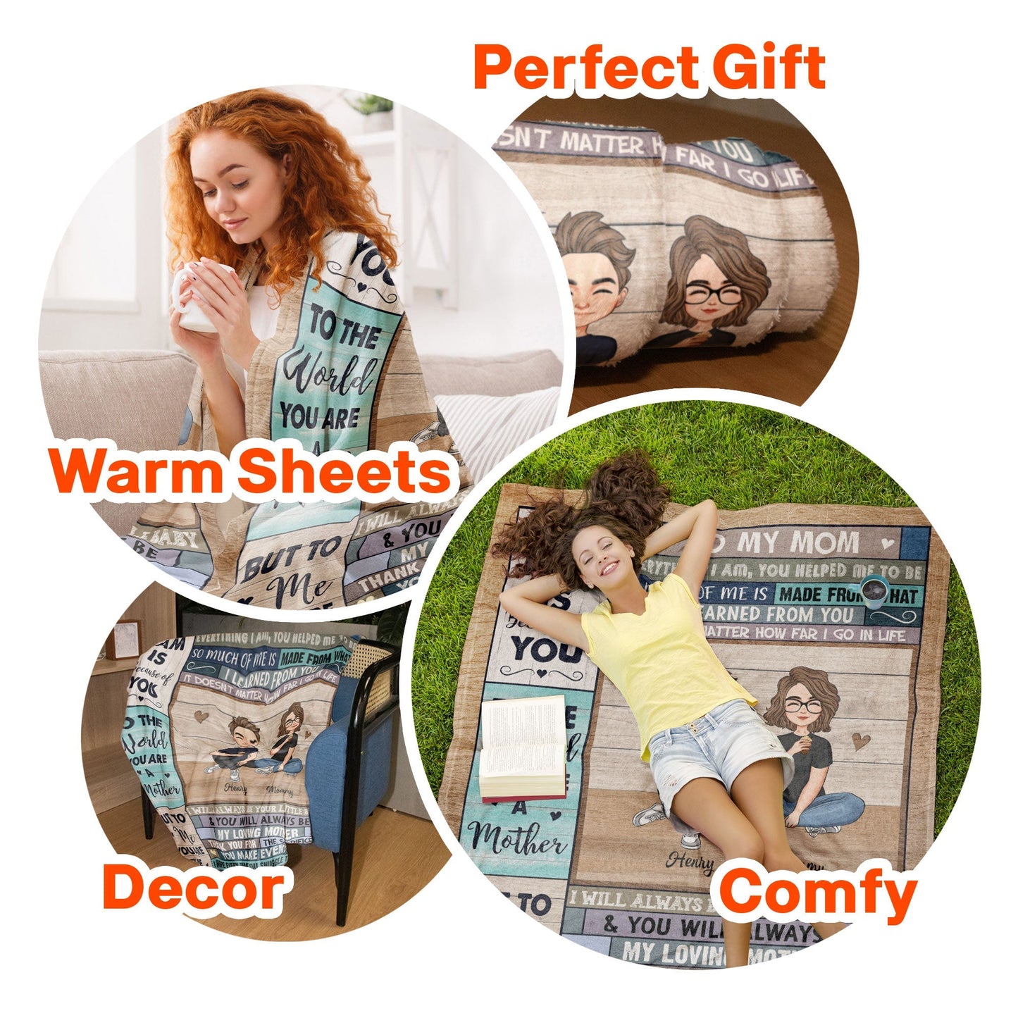 You Will Always Be My Loving Mother - Personalized Mom Blanket