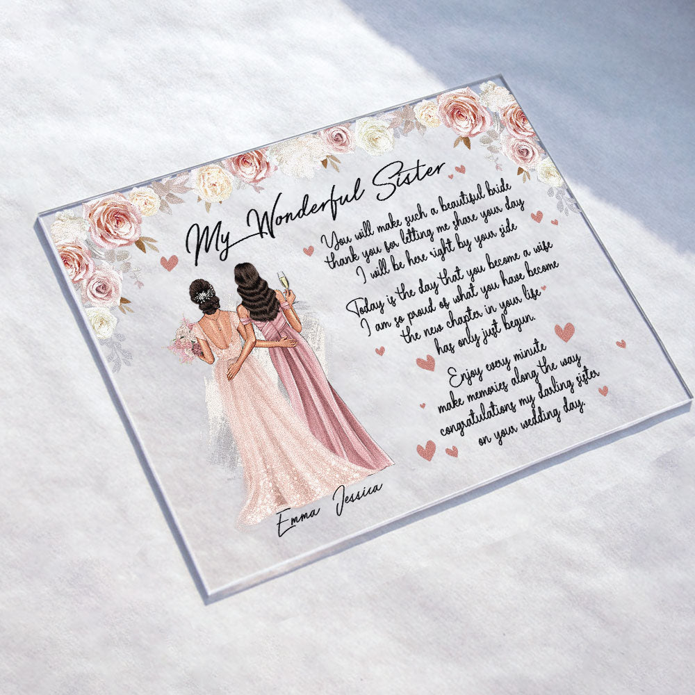You Will Make Such A Beautiful Bride - Personalized Acrylic Plaque