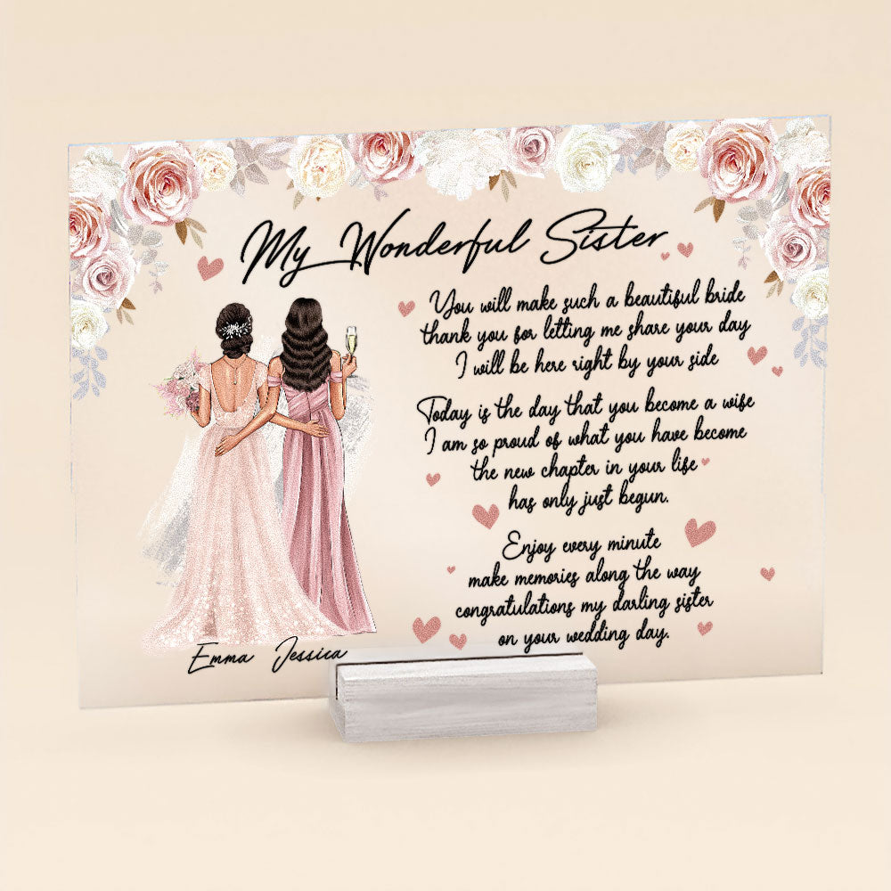 You Will Make Such A Beautiful Bride - Personalized Acrylic Plaque