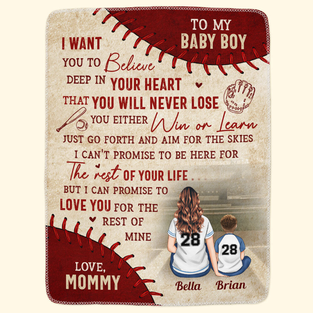 You Will Never Lose - Personalized Blanket