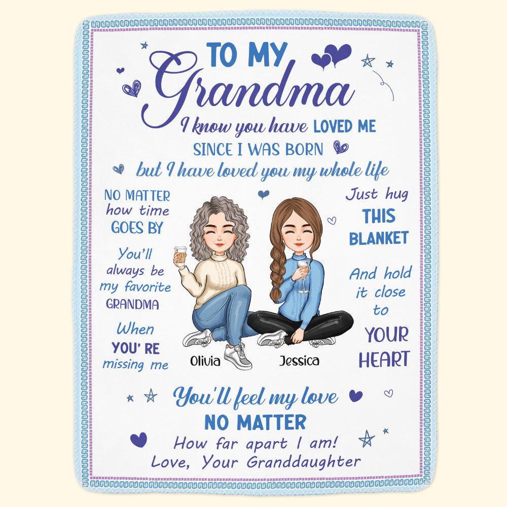 You'll Always Be My Favorite Grandma - Personalized Blanket