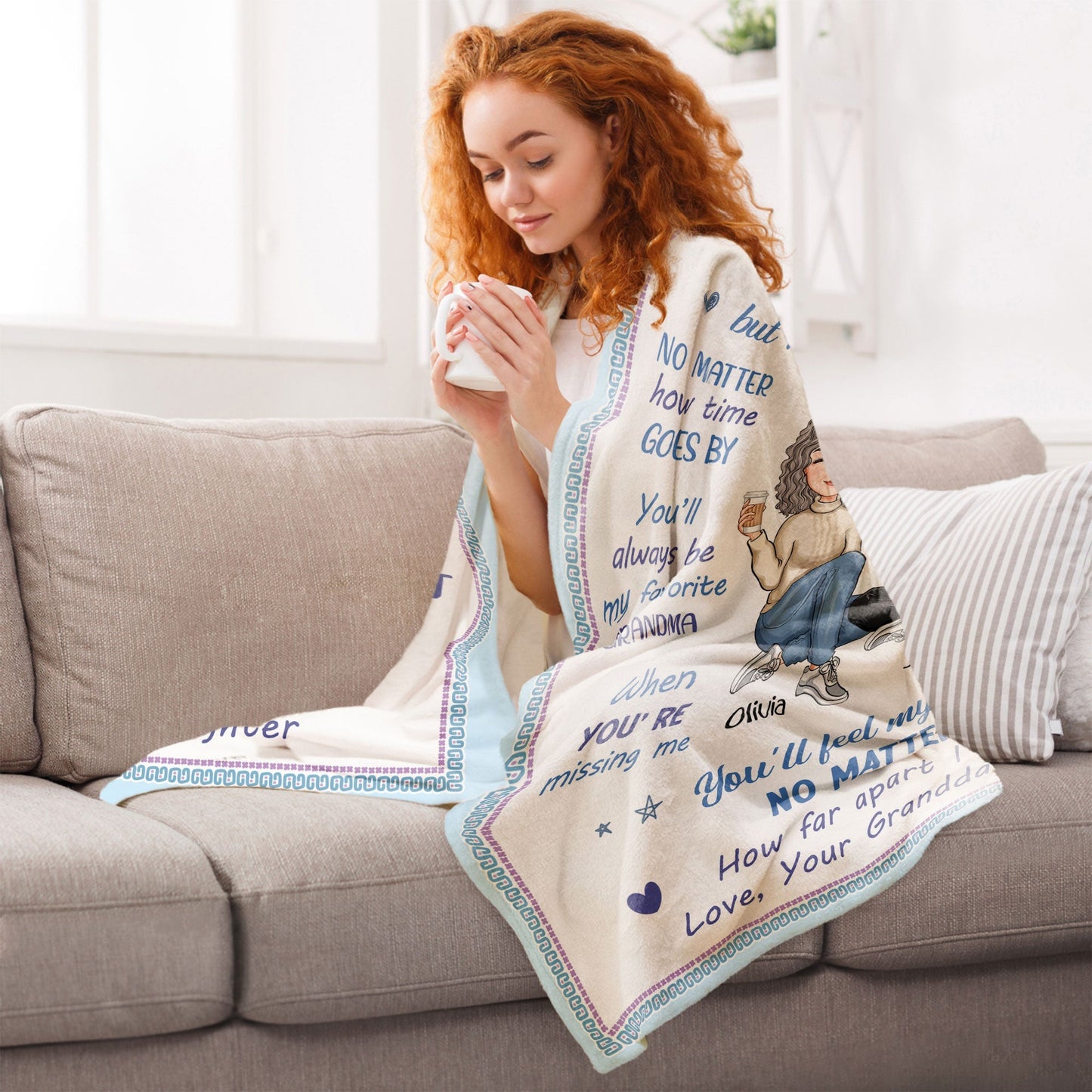 You'll Always Be My Favorite Grandma - Personalized Blanket