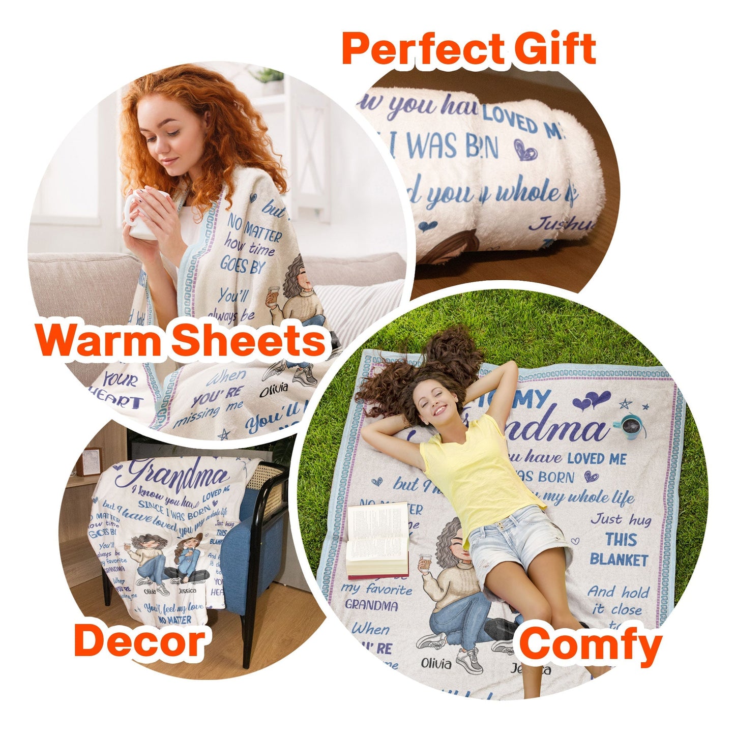 You'll Always Be My Favorite Grandma - Personalized Blanket