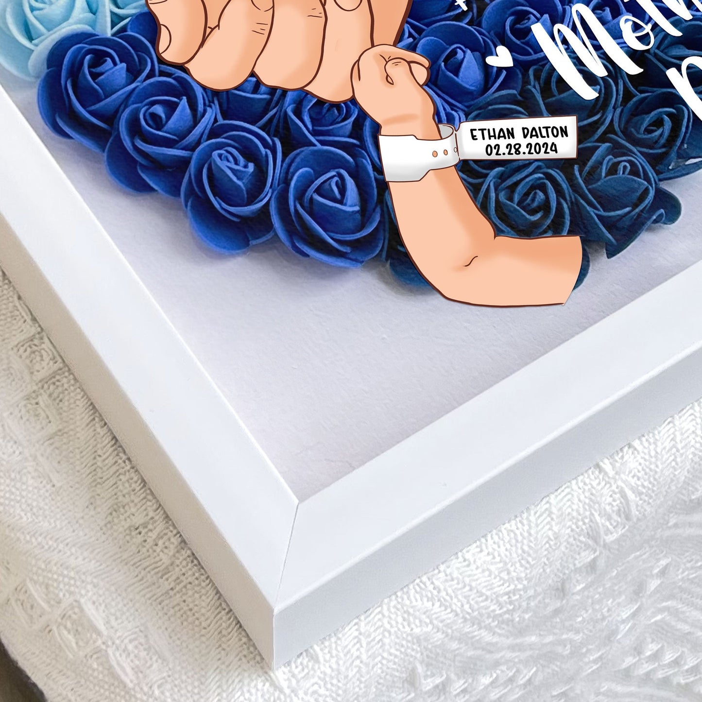 You're Doing A Great Job Mommy - Personalized Flower Shadow Box